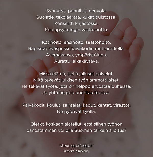 Tärkein sijoitus -kampanjan tarina