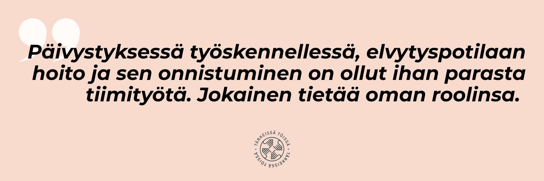 Sitaattikuva sote-alalta