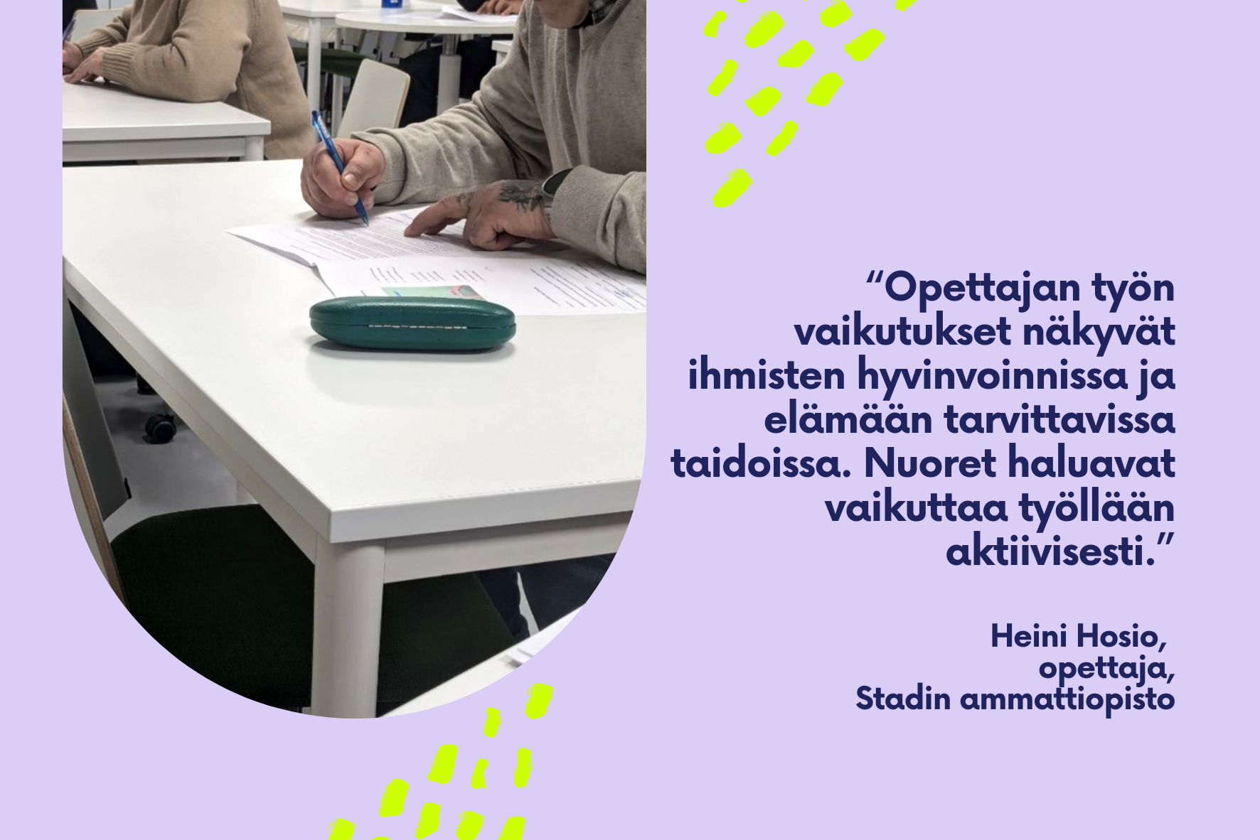 Opettajan työn vaikutukset