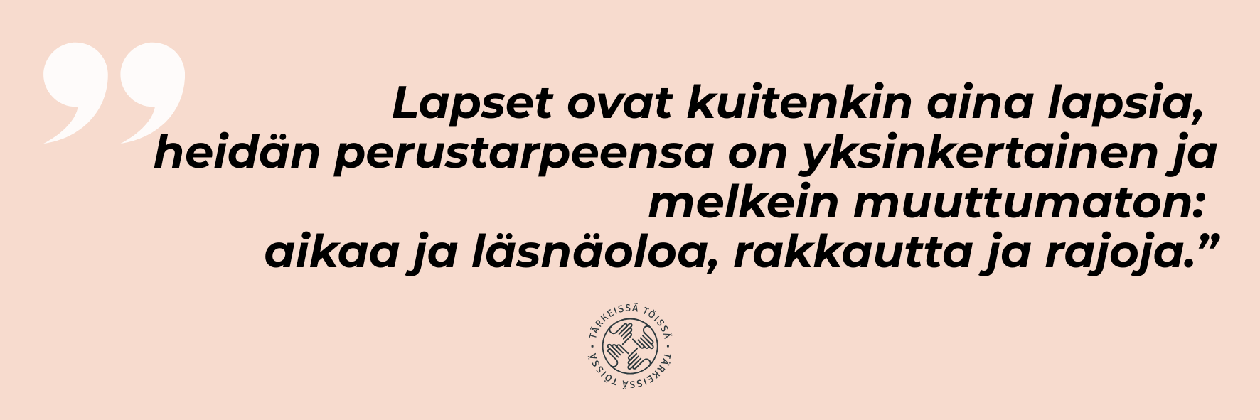 Sitaatti työn murros -keskustelusta