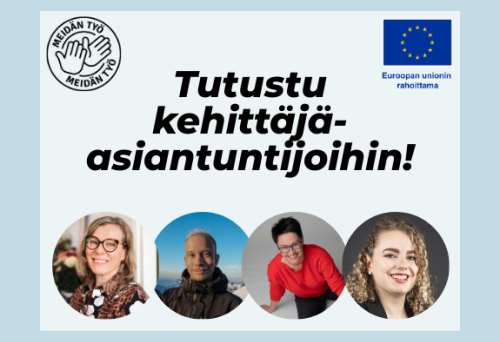 Meidän työ kehittäjäasiantuntijat