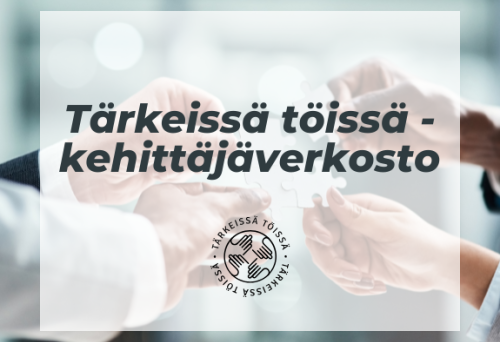 Tärkeissä töissä kehittäjäverkosto