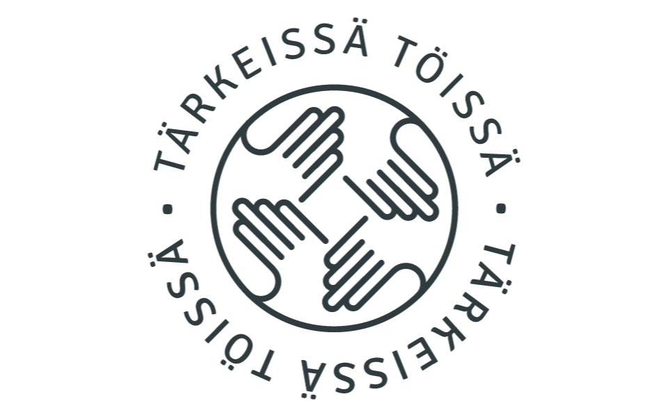 Tärkeissä töissä -logo